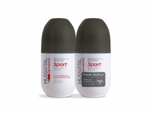 Mussvital Dermactive Pack Deo Sport 150+150ml